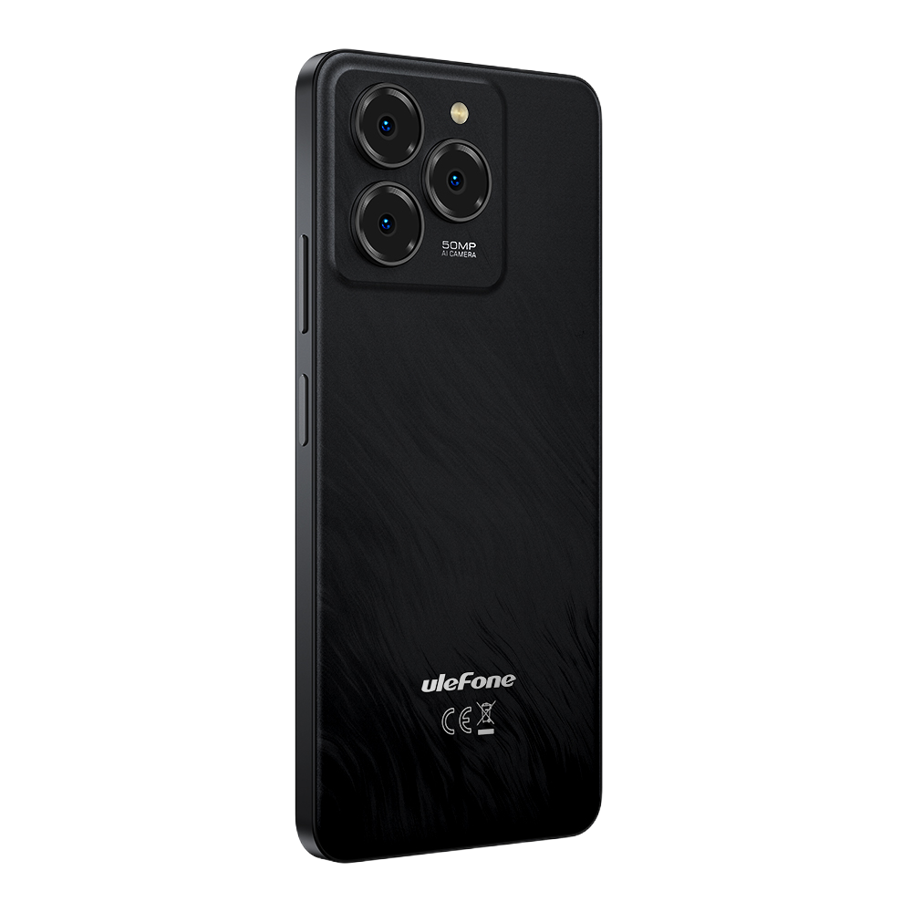 Ulefone Note 20 Pro, 4G, 6.75" HD+ 90Hz, 8-Core T606, 4GB RAM, 256GB, 50MP, 6000mAh, Android 14, Satin Black [14]