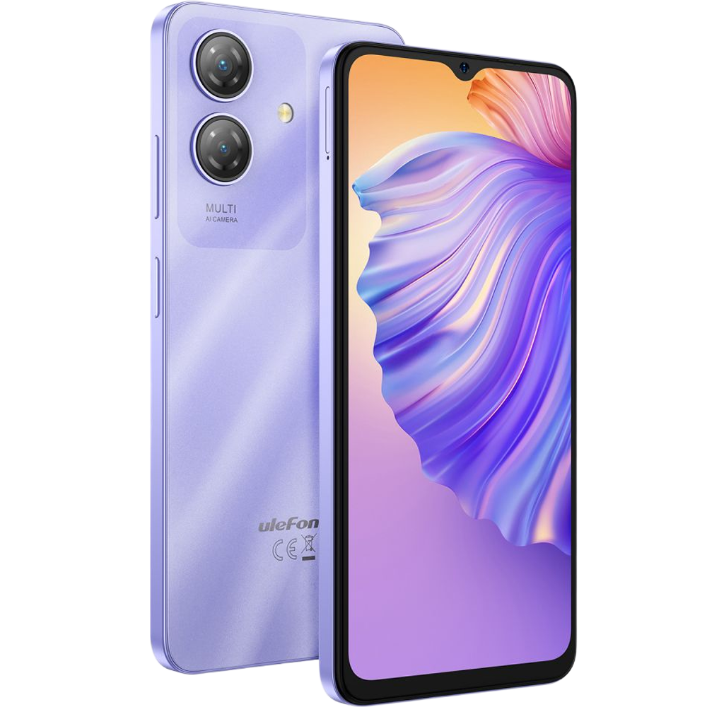 Telefon Ulefone Note 21, 4G, 6.56" 90Hz, T606, 4GB RAM, 128GB, 5000mAh, Android 14, Purple [2]