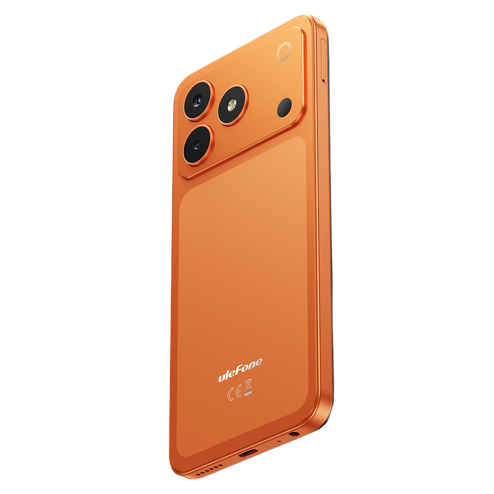 Ulefone Note 23, 4G, Dual SIM, 6.56" 90Hz, Octa-Core T7100, 3GB RAM + 32GB, GPS, Camera 8MP + 5MP, Face Unlock, 5000mAh, Android 16 Go, Orange [15]