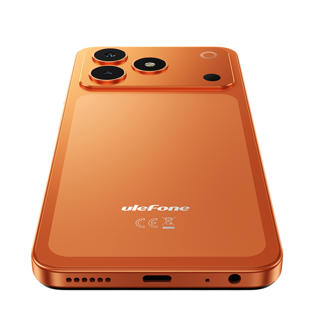 Ulefone Note 23, 4G, Dual SIM, 6.56" 90Hz, Octa-Core T7100, 3GB RAM + 32GB, GPS, Camera 8MP + 5MP, Face Unlock, 5000mAh, Android 16 Go, Orange [6]