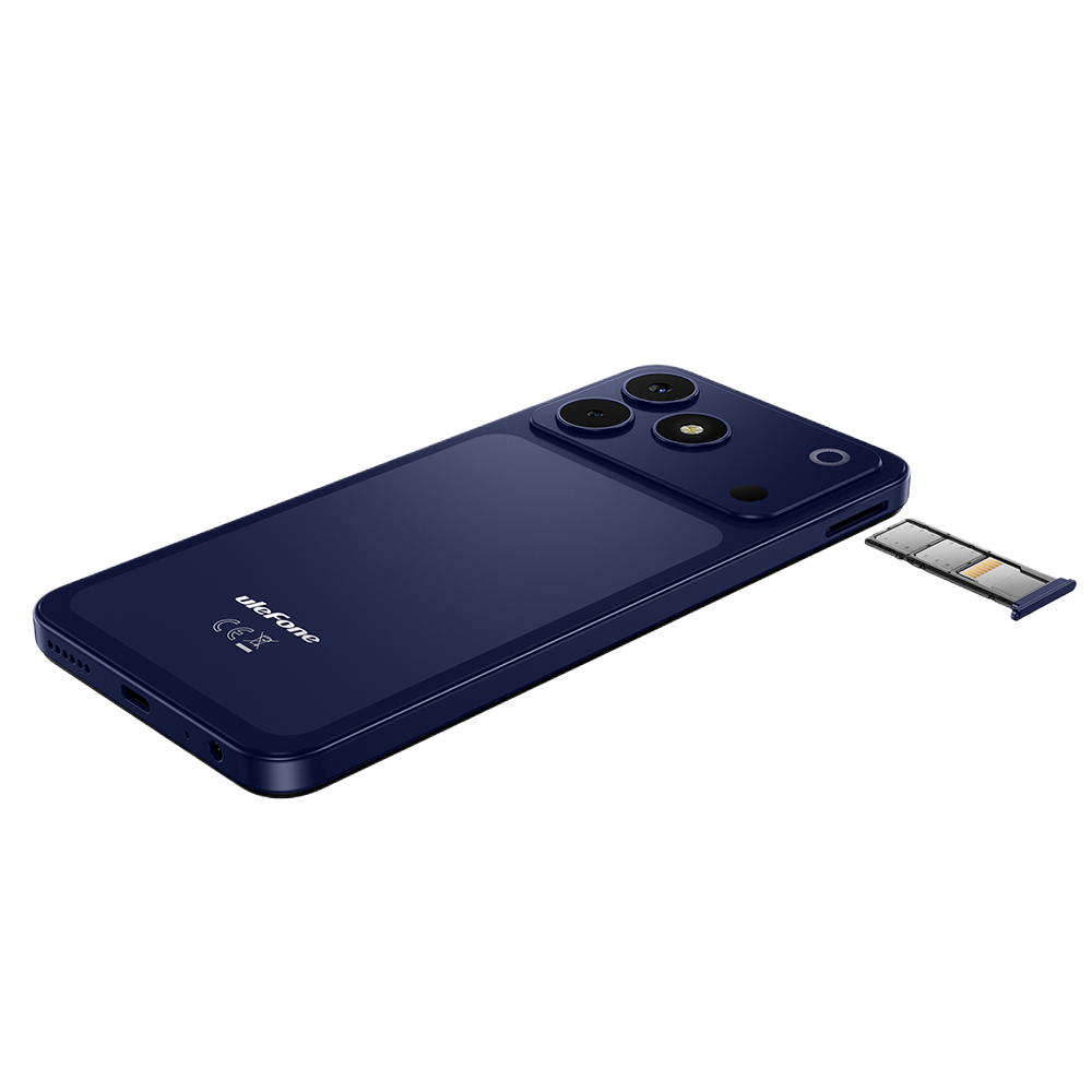 Telefon Ulefone Note 23, 4G, Dual SIM, 6.56" 90Hz, Octa-Core T7100, 32GB, GPS, Camera 8MP + 5MP, Face Unlock, 5000mAh, Android 16 Go, Blue [13]