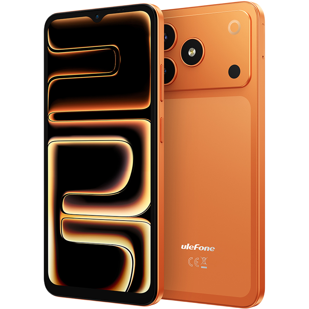 Ulefone Note 23, 4G, Dual SIM, 6.56" 90Hz, Octa-Core T7100, 3GB RAM + 32GB, GPS, Camera 8MP + 5MP, Face Unlock, 5000mAh, Android 16 Go, Orange [2]