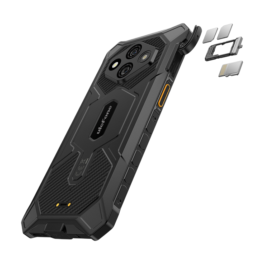 Telefon rugged Ulefone RugKing 3 Pro 4G, Octa-Core T7250, 8GB RAM, 128GB, 6.56" HD+, NFC, Android 15, Black [7]