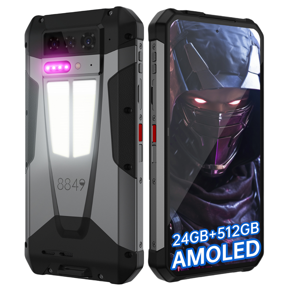 Telefon Unihertz TANK 4 5G Dimensity 7300 24GB RAM 512GB Proiector Video 720P 11600mAh NFC IP68/IP69 Android 15 [3]