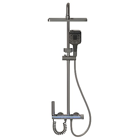 Set de dus smart, iHunt C15, Display LED, afișaj digital, 4 moduri de curgere, ajustabil [0]