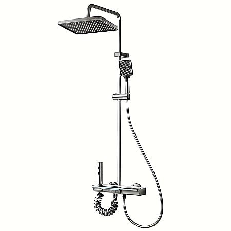 Seturi de duș - Set de dus smart, iHunt MZ110GR, Display LED, afișaj digital, 4 moduri de curgere, ajustabil