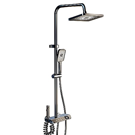 Resigilat Set de dus smart, iHunt HP060GR, Display LED, afișaj digital, 4 moduri de curgere, ajustabil [0]