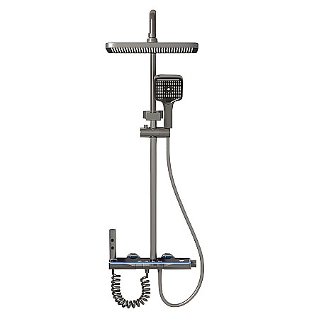 Set de dus smart, iHunt C6, Display LED, buton temperatură apă, 4 moduri de curgere, ajustabil [0]