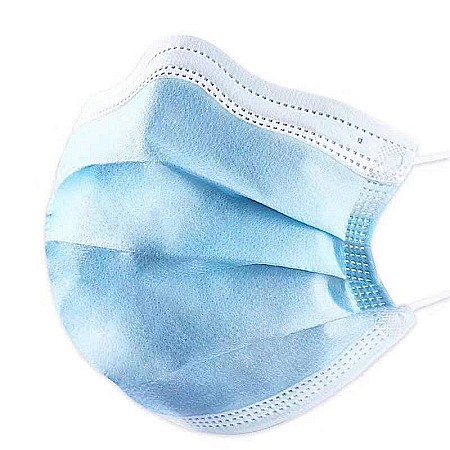 Set Masti Faciale, cu elastic, 3 straturi, unica folosinta, 50buc/cutie