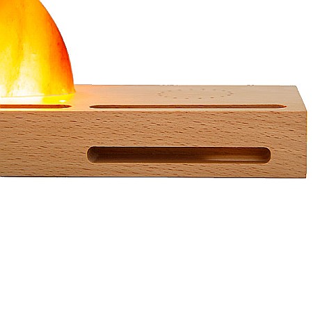 Lampa Ambientala iHunt Lumina Rasaritului 3 in 1 cu sare Himalaya, Incarcare Wireless, Amplificare Sunet si suport telefon [2]