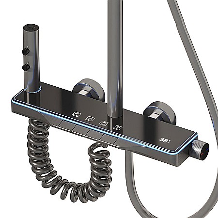 Set de dus smart, iHunt C6, Display LED, buton temperatură apă, 4 moduri de curgere, ajustabil [3]