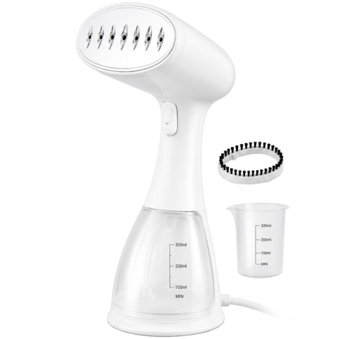 Aparate de Calcat - Aparat de Calcat Vertical cu Aburi, 1500W, Rezervor 300 ml, 1 Bar, Portabil, pentru Haine si Tesaturi, Alb