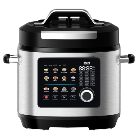 RESIGILATE -50% - Resigilat Oala electrica sub presiune iHunt Bro Multicooker 8L Ultra
