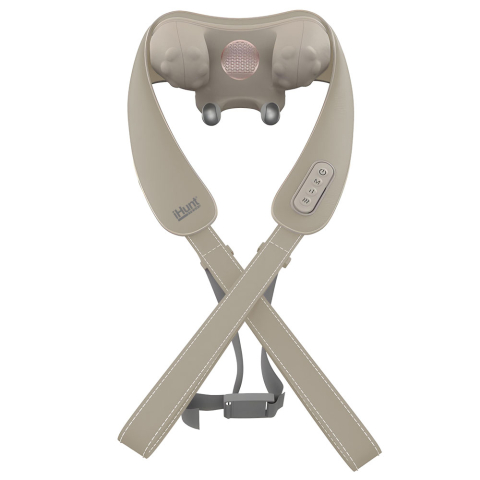 Resigilat aparat de masaj cervical iHunt SPA SmartNeck Air 3D, Electrostimulare EMS/TENS, Compresie inteligenta, Functie incalzire, Portabil, Reincarcabil - Copie [4]