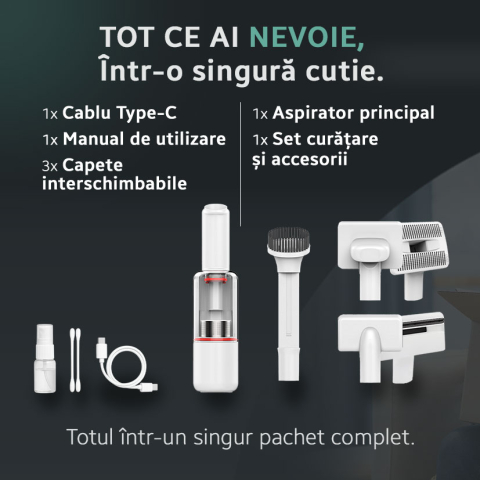 Aspirator de mana fara fir iHunt Bro Vacuum Cleaner 3-in-1 [8]