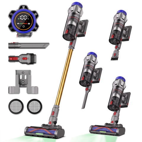 Aspiratoare Verticale - Aspirator vertical fara fir 2 in 1 iHunt TurboAERO V19