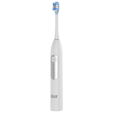 Set complet ingrijire orala iHunt OralCare Duo, include Periuta de dinti electrica sonica BT-02 (2000 mAh, 5 moduri, 4 capete periere, autonomie pana la 400 min) si Irigator bucal portabil HF-P [2]