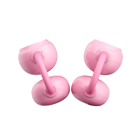 Casti Wireless Blackview AirBuds K1 IPX4 Waterproof Kids Open-Ear Clip-On Earbuds Built-In Lanyard Pink [2]