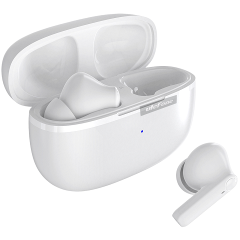 Wireless Headphones Ulefone Buds Bluetooth 5.1 Microfon SBC / AAC IPX4 White [6]