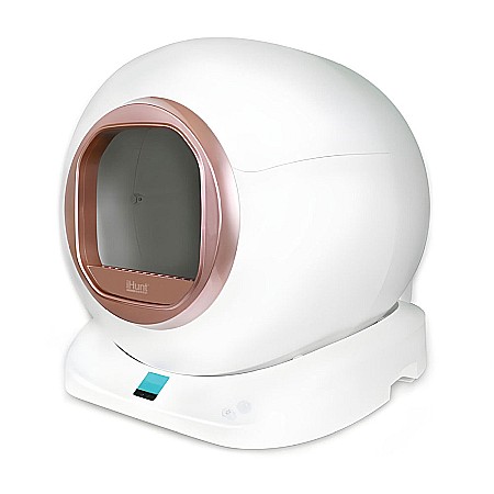 Resigilat Litiera Automata iHunt Smart Cat Litter V4 pentru pisici, control Wi-Fi, sterilizare, senzori, Pink [3]
