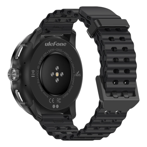 Ceas smart Ulefone Armor Watch Pro 48mm, 1.5" AMOLED, 410mAh, 5ATM, Waterproof + 2 curele [3]