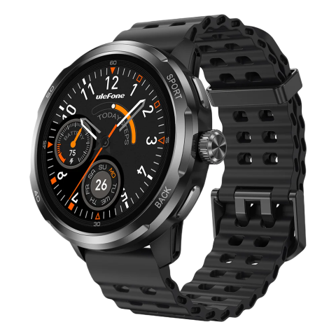 Smartwatch Ulefone - Ceas smart Ulefone Armor Watch Pro 48mm, 1.5" AMOLED, 410mAh, 5ATM, Waterproof + 2 curele