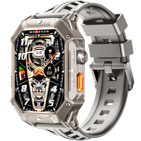 Ceas rugged Oukitel BT80 2.13-inch AMOLED 1000mAh 5ATM Waterproof Titan [2]