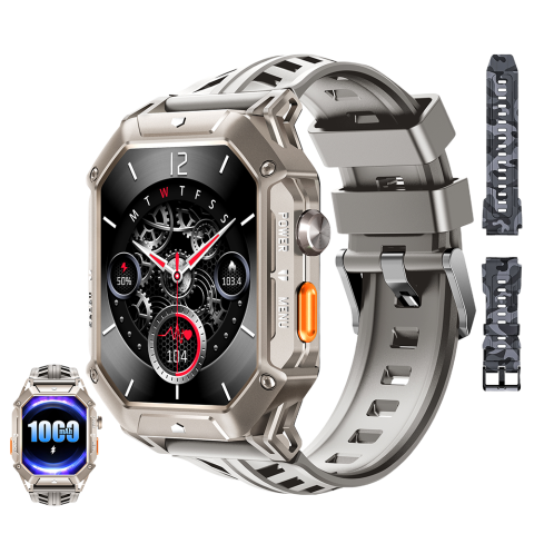 Ceas rugged Oukitel BT80 2.13-inch AMOLED 1000mAh 5ATM Waterproof Titan [5]