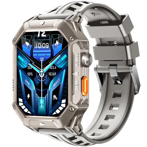 Ceas rugged Oukitel BT80 2.13-inch AMOLED 1000mAh 5ATM Waterproof Titan [1]