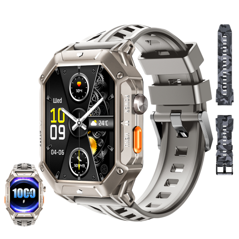 Ceas rugged Oukitel BT80 2.13-inch AMOLED 1000mAh 5ATM Waterproof Titan [3]