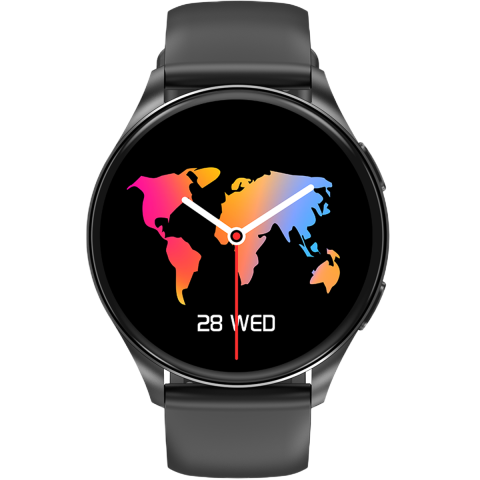 Ceas smartwatch Blackview X20, 1.43-inch AMOLED, Heart Rate & Oxygen Monitor, Microfon pentru Apeluri, Aplicatie Android / iOS, Black [1]
