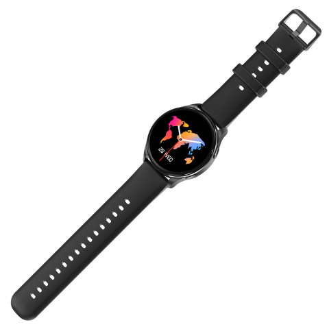 Ceas smartwatch Blackview X20, 1.43-inch AMOLED, Heart Rate & Oxygen Monitor, Microfon pentru Apeluri, Aplicatie Android / iOS, Black [5]