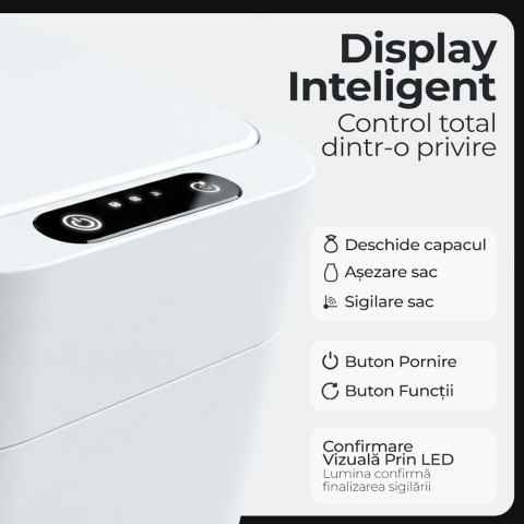 Resigilat cos de gunoi inteligent iHunt Easy Trash Can V2 - 30L [5]