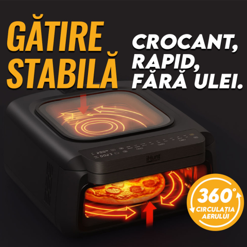 Resigilat cuptor iHunt Bro Pizza Air Fryer ULTRA FAST [1]