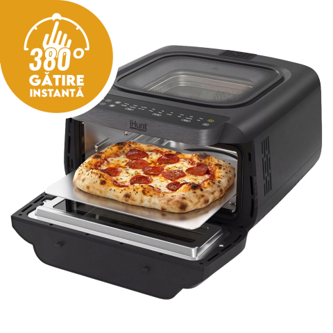 Friteuze Aer Cald / Air Fryer - Cuptor cu aer cald iHunt Bro Pizza Air Fryer ULTRA FAST