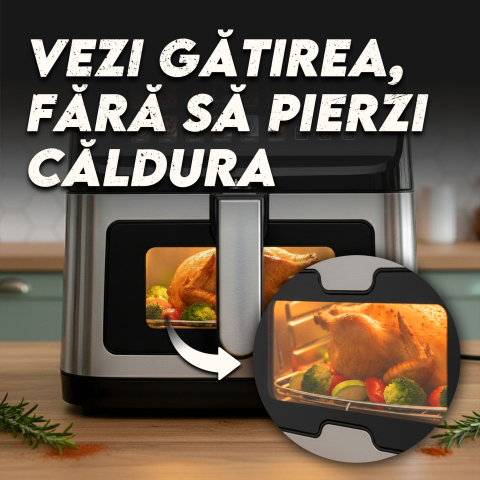 Resigilat Friteuza cu aer cald iHunt Bro Air Fryer 11L [5]