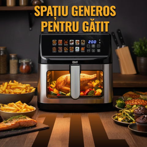 Resigilat Friteuza cu aer cald iHunt Bro Air Fryer 11L [4]