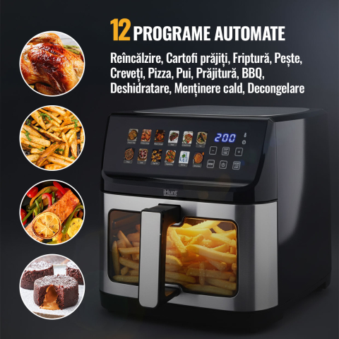 Resigilat Friteuza cu aer cald iHunt Bro Air Fryer 11L [3]