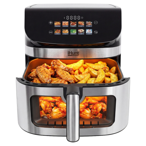 ELECTROCASNICE - Friteuza cu aer cald iHunt BRO Air Fryer II Ultra 9L