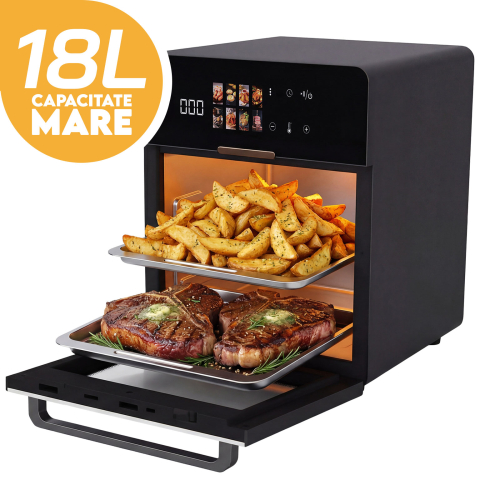 Friteuze Aer Cald / Air Fryer - Friteuza cu aer cald iHunt Bro Air Fryer Oven 18L