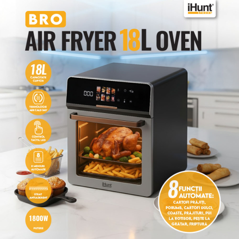 Friteuza cu aer cald iHunt Bro Air Fryer Oven 18L [2]