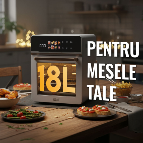 Friteuza cu aer cald iHunt Bro Air Fryer Oven 18L [4]