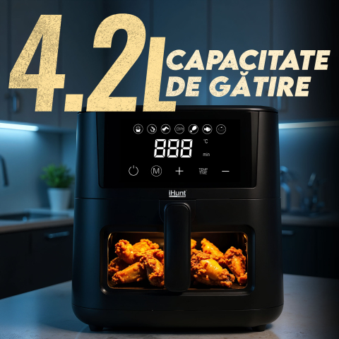 Friteuza cu aer cald iHunt Bro Air Fryer Ultra 4.2L [3]