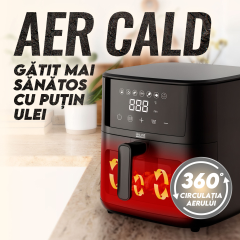 Friteuza cu aer cald iHunt Bro Air Fryer Ultra 4.2L [4]