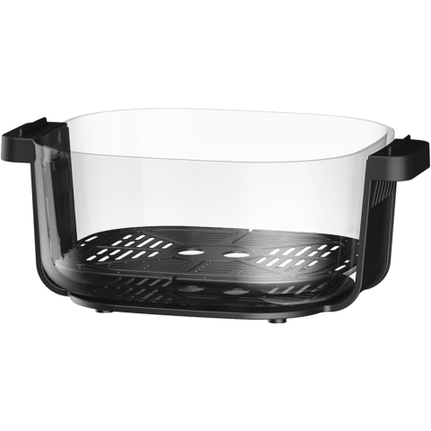 Resigilat friteuză iHunt PureGlass Crisp 8 în 1, 1500W, Vase Sticlă Borosilicată 4L + 1.5L [8]