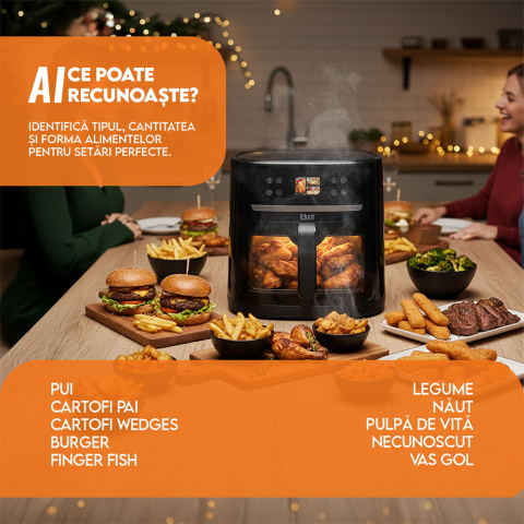 Resigilat friteuza cu inteligenta artificiala iHunt Bro Air Fryer AI Chef [4]