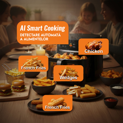 Resigilat friteuza cu inteligenta artificiala iHunt Bro Air Fryer AI Chef [2]