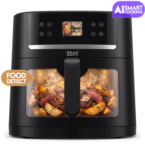 Friteuze Aer Cald / Air Fryer - Friteuza cu aer cald si rotisor iHunt Bro Air Fryer AI Chef