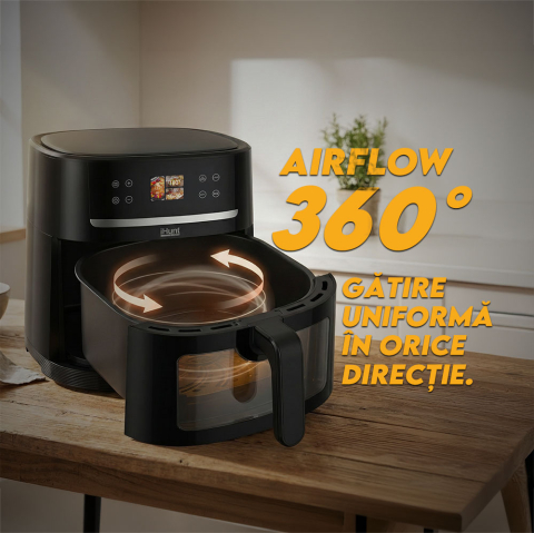 Friteuza cu aer cald si rotisor iHunt Bro Air Fryer AI Chef [6]