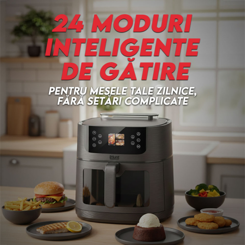Friteuza cu aer cald si rotisor iHunt Bro Air Fryer AI Steam [8]